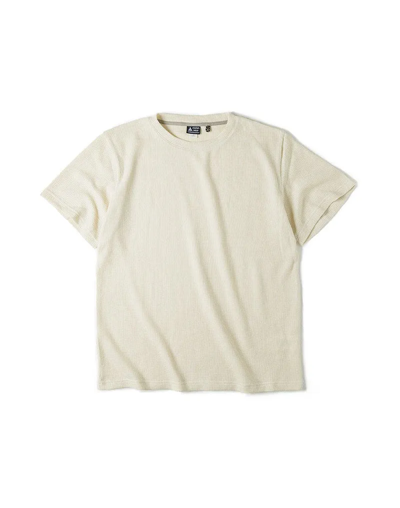 Tooling American Retro Waffle Knitted Men's T-Shirt