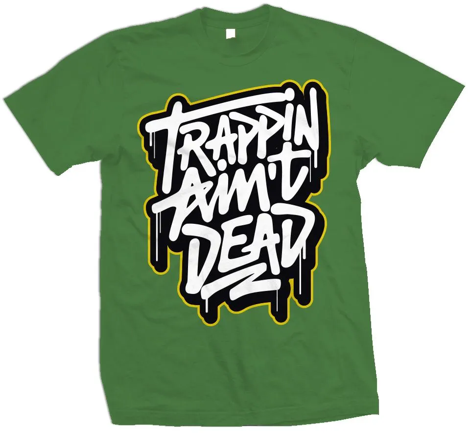 Trappin Ain't Dead Graffiti - Apple Green T-Shirt