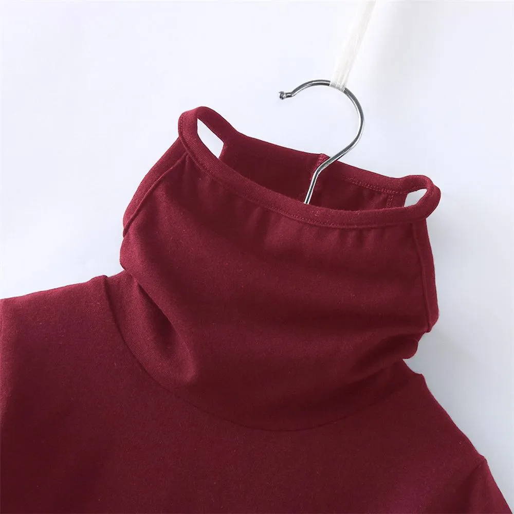 Unisex Solid Color Short Sleeve Mask Style T-Shirts Wholesale Kids Clothing Distributors