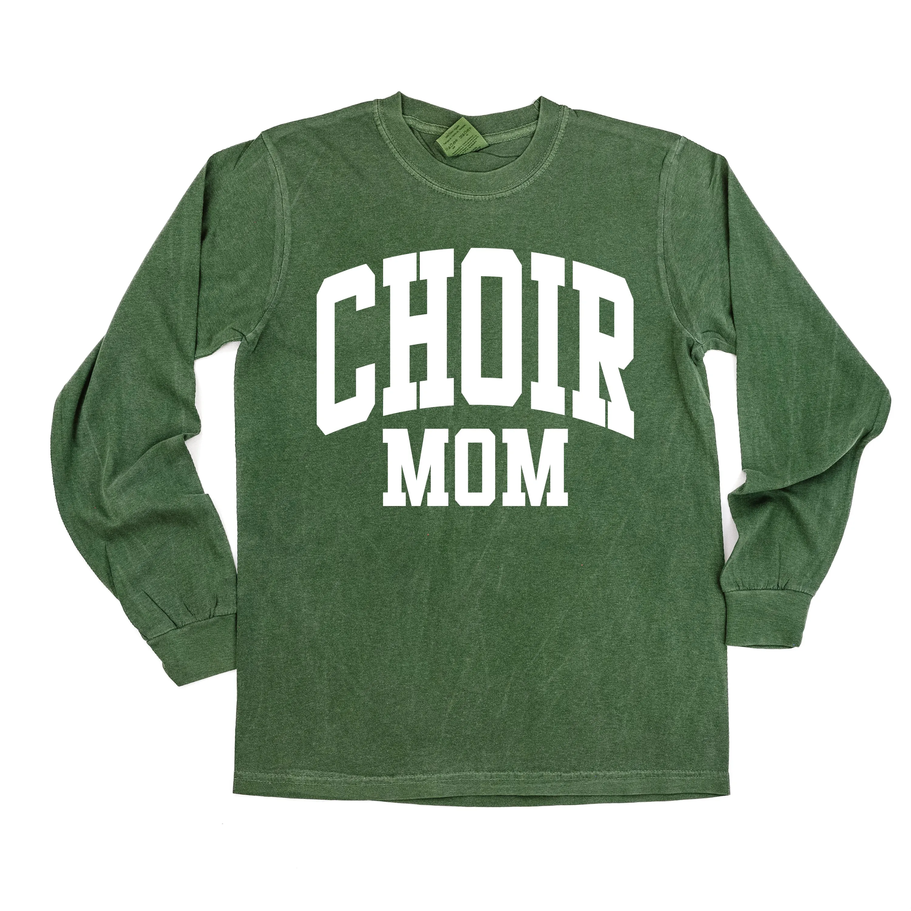 Varsity Style - CHOIR MOM - LONG SLEEVE COMFORT COLORS TEE