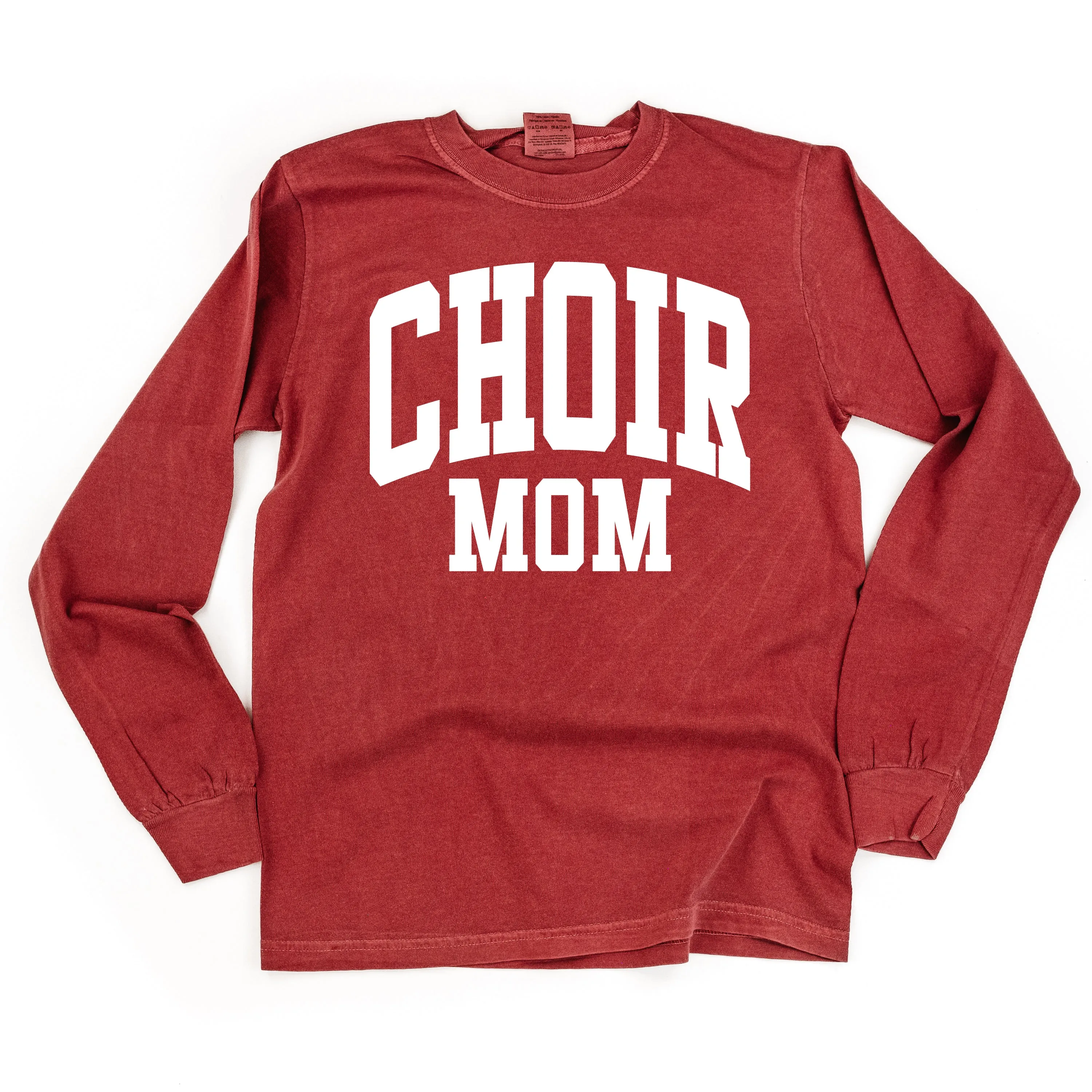 Varsity Style - CHOIR MOM - LONG SLEEVE COMFORT COLORS TEE