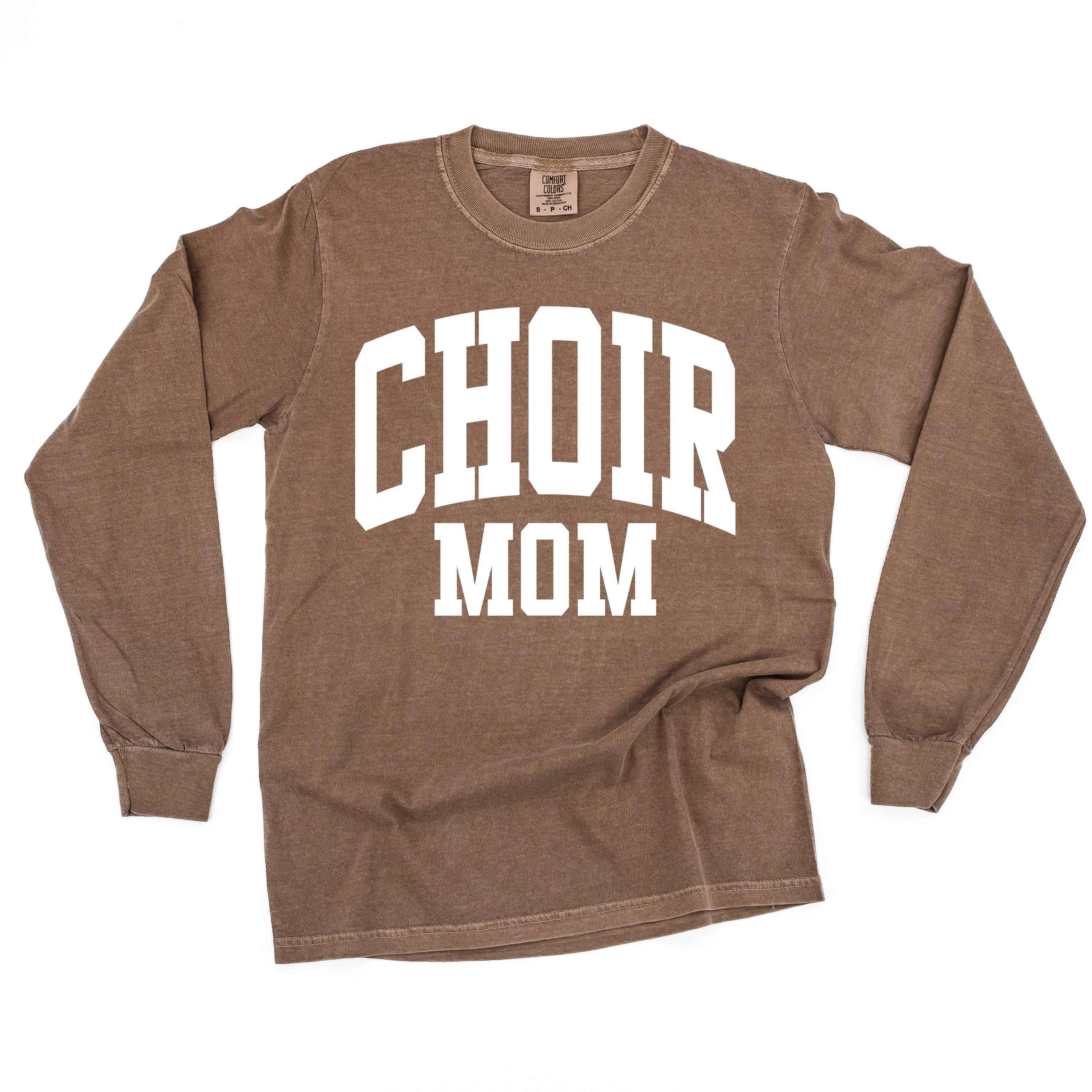 Varsity Style - CHOIR MOM - LONG SLEEVE COMFORT COLORS TEE