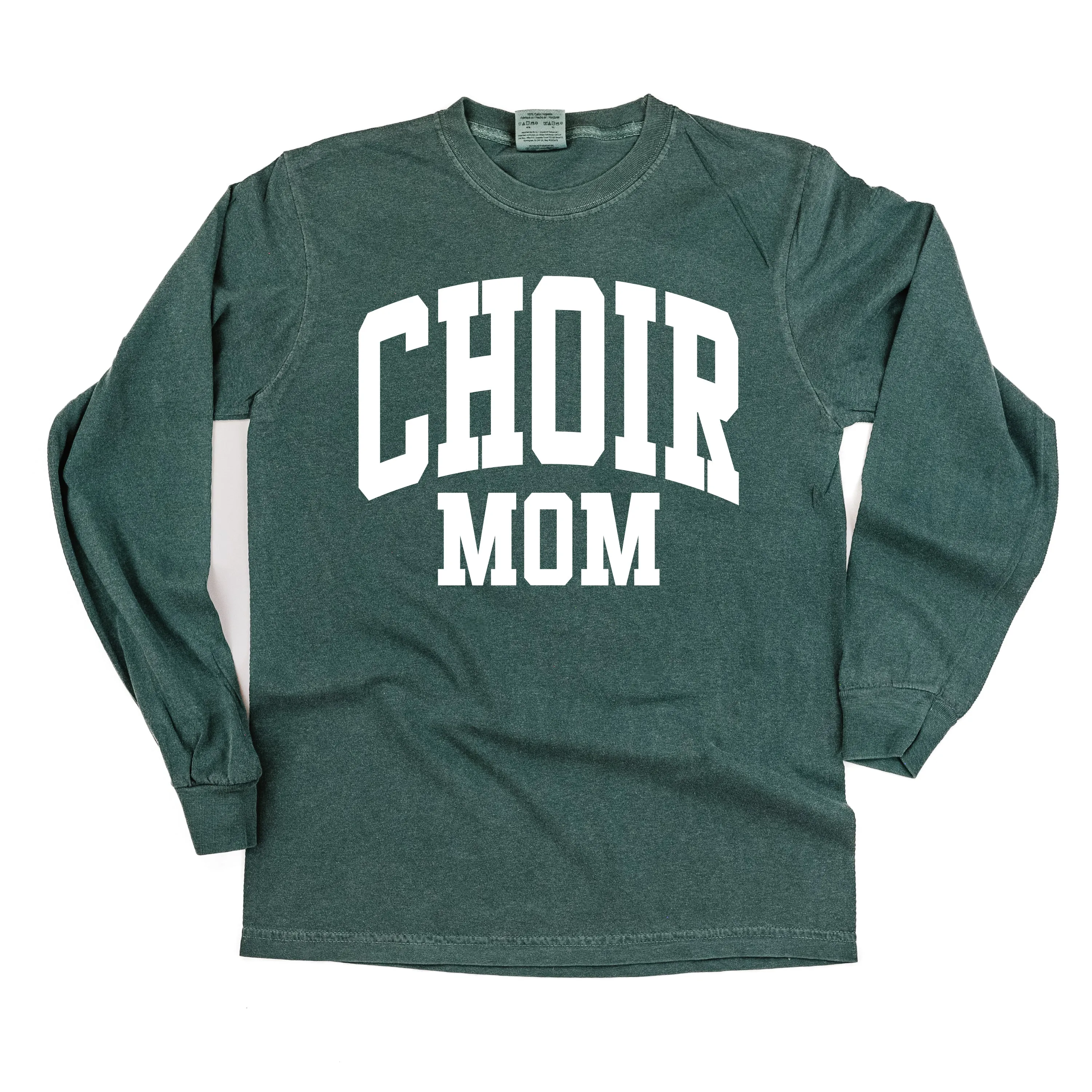 Varsity Style - CHOIR MOM - LONG SLEEVE COMFORT COLORS TEE