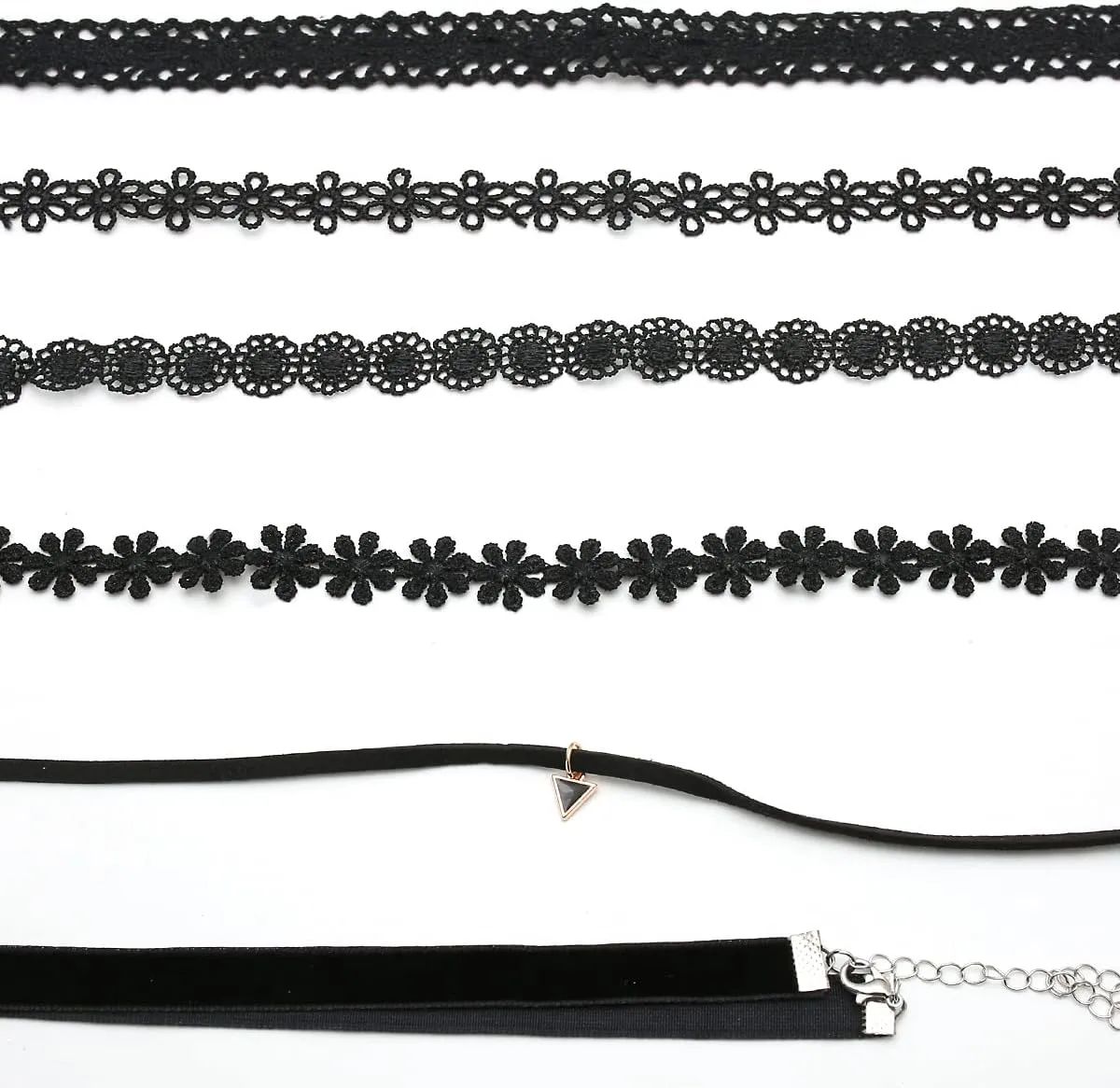 Velvet Choker Classic Choker Necklace Womens Layered Cute Black