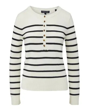 Veronica Beard Dianora Striped Knit Top