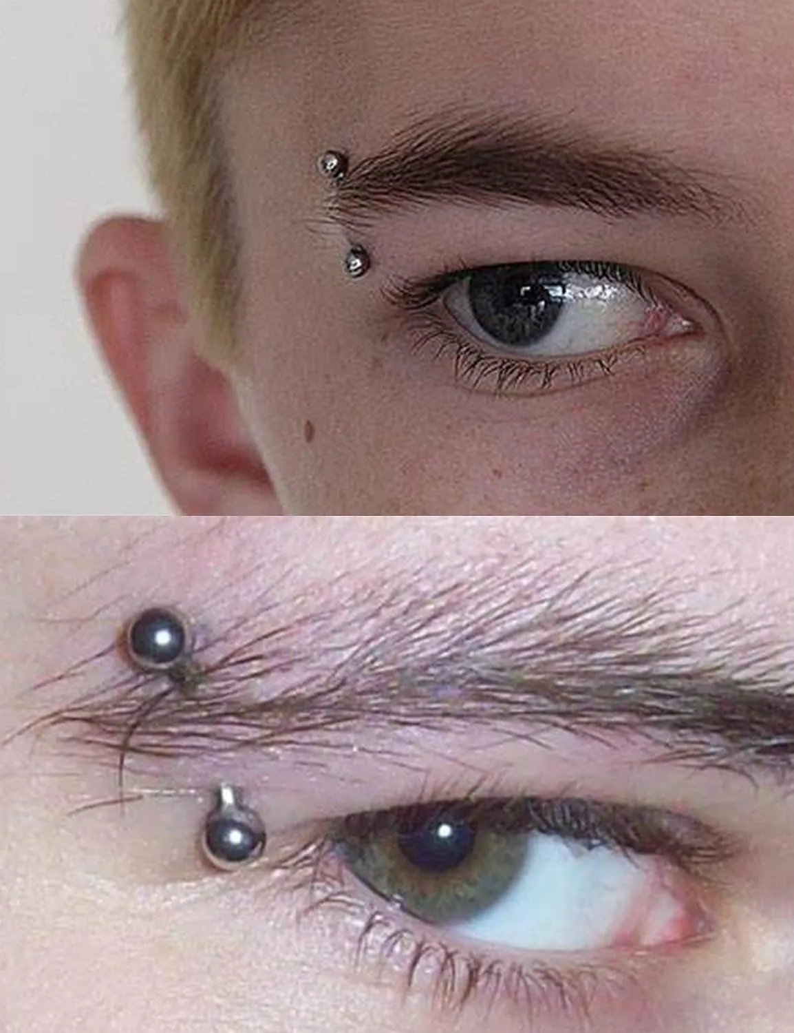 Vsnnsns 14G & 16G Piercing Balls - 316L Surgical Steel, Externally Threaded, 2.5MM-6MM, Silver, 60 Pcs for Septum, Lip, Tongue, Nipple, Belly, Eyebrow Rings