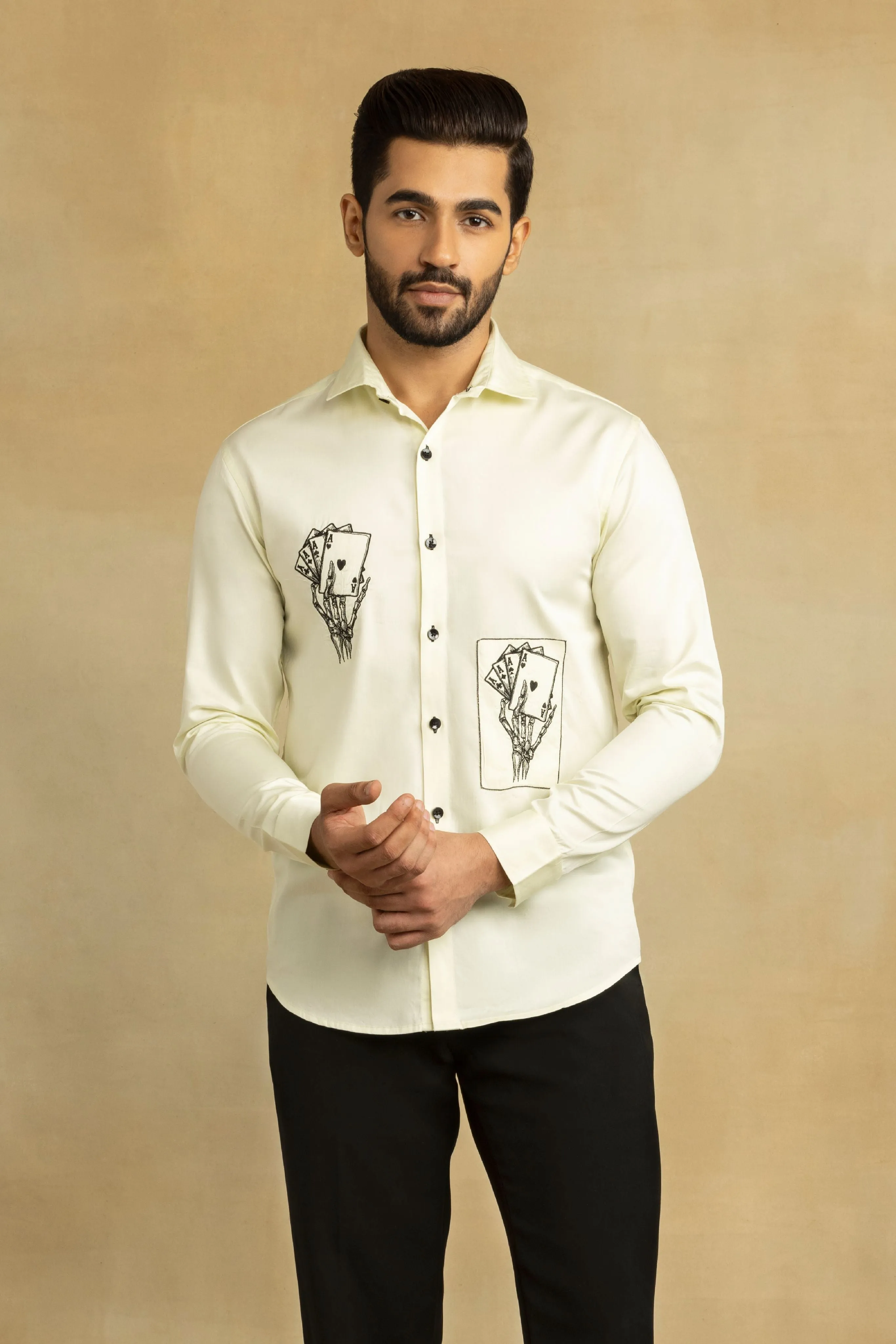 Winning Hand - Embroidered Shirts