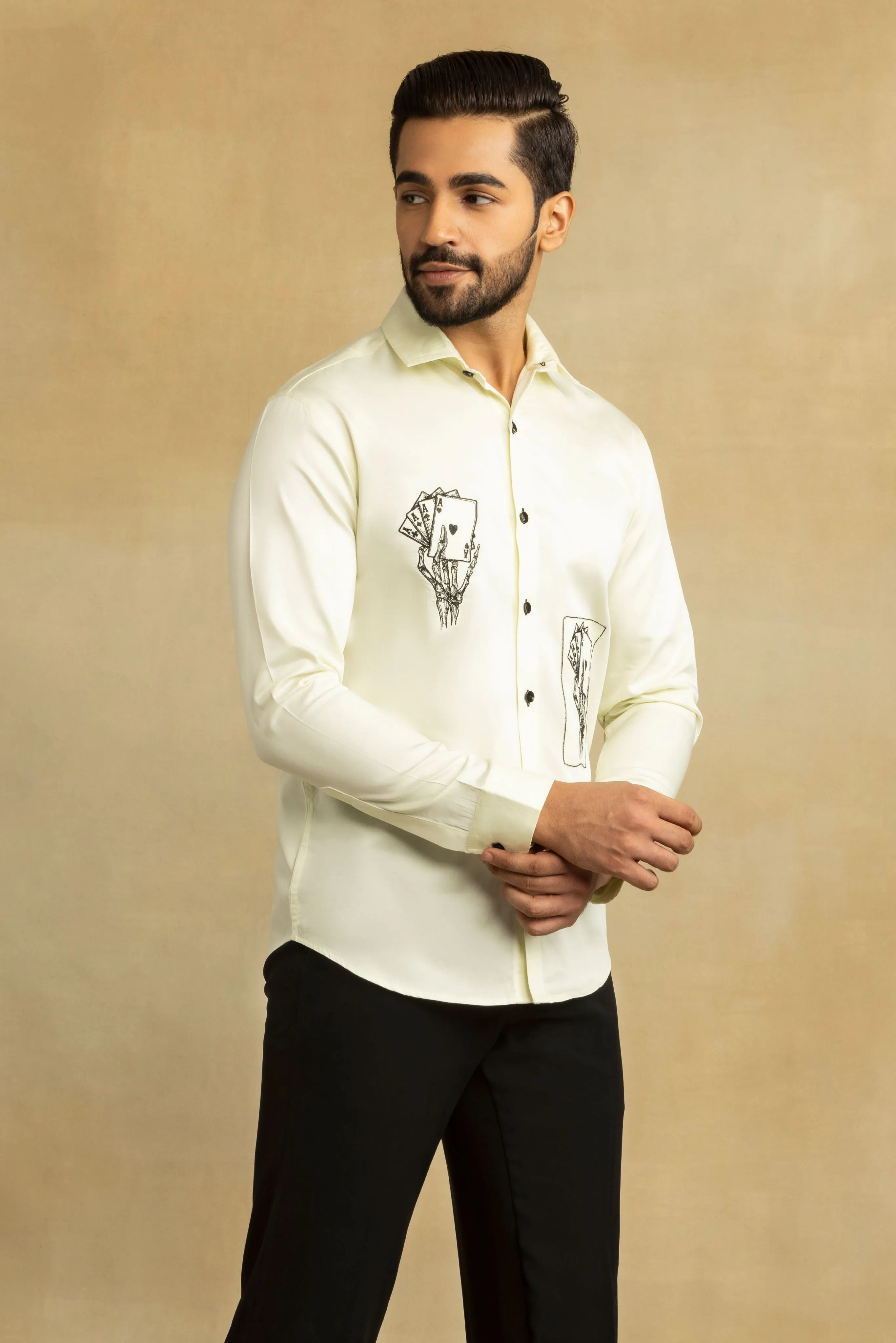 Winning Hand - Embroidered Shirts