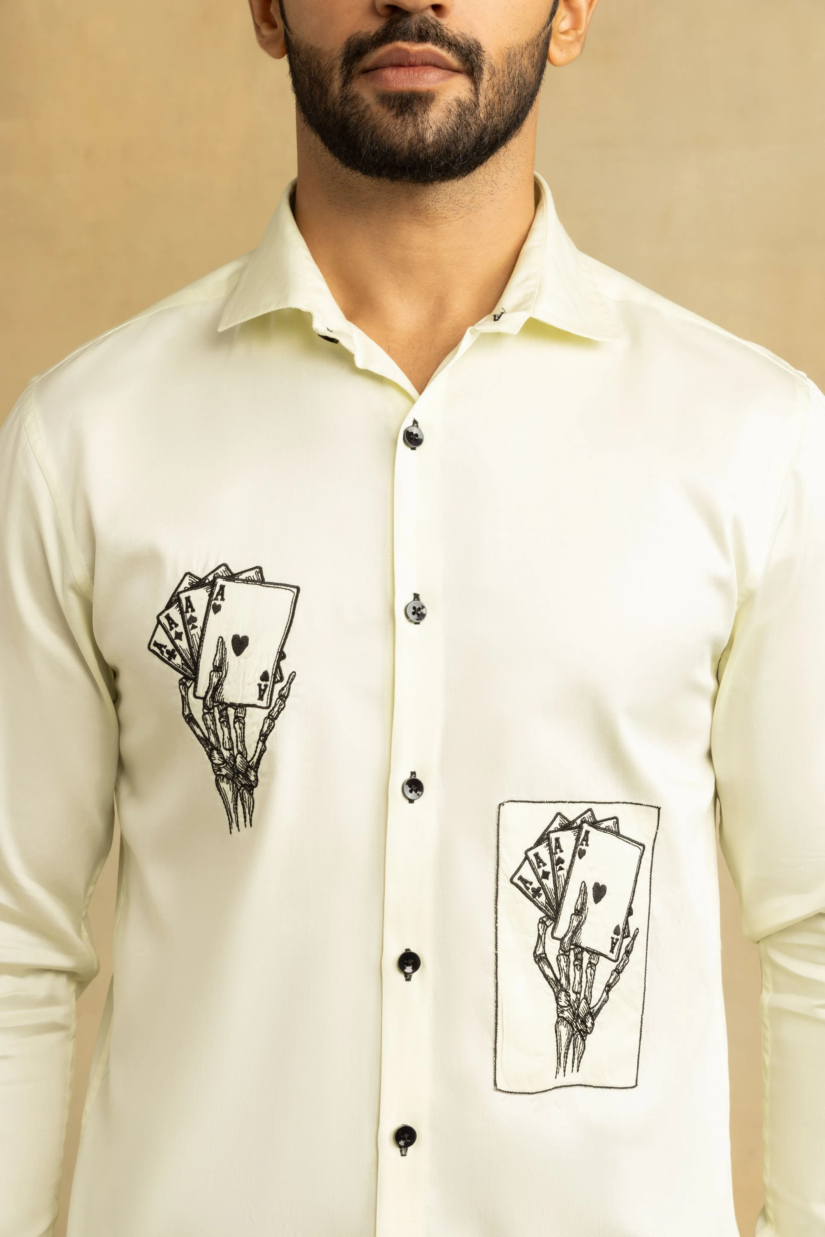 Winning Hand - Embroidered Shirts