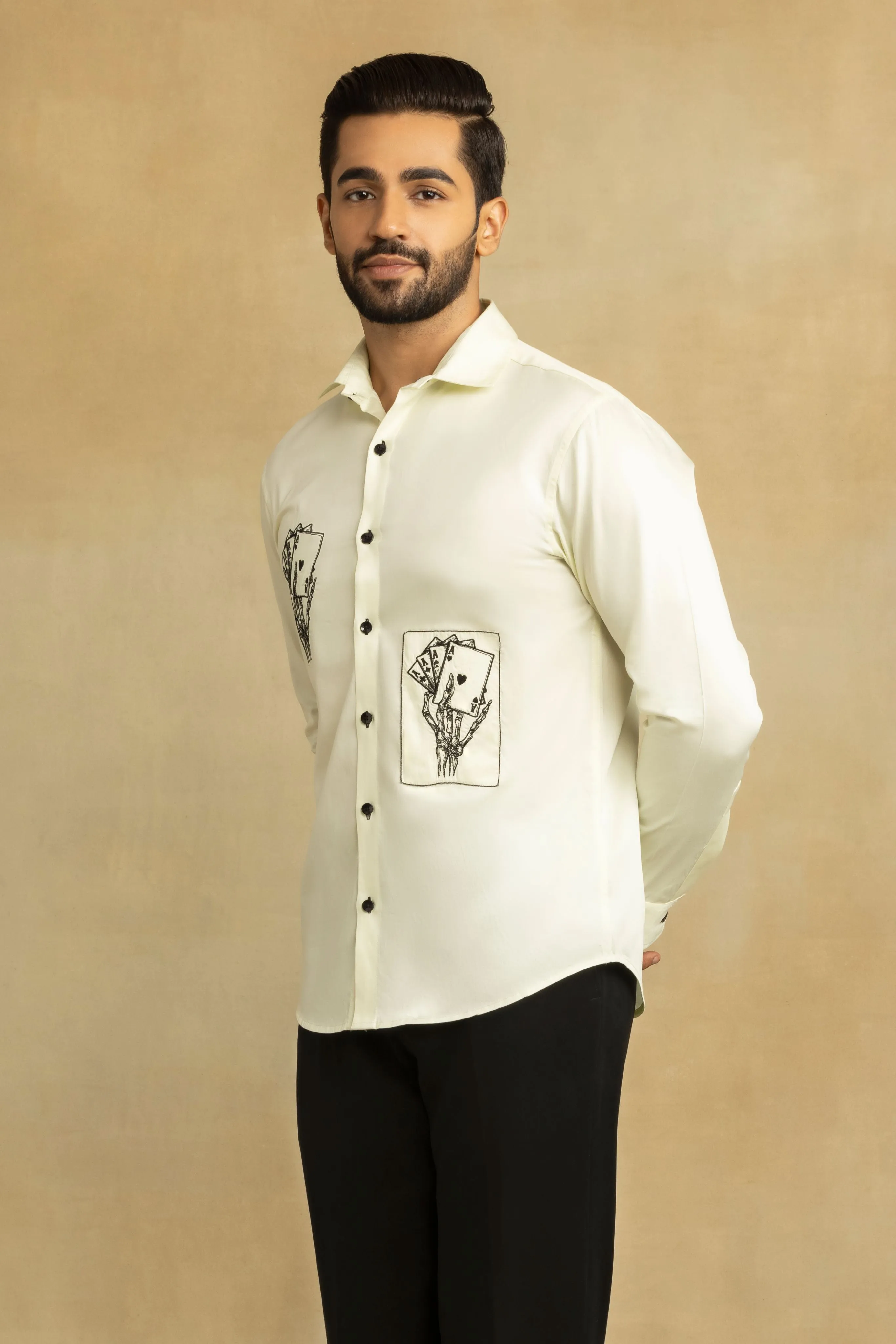 Winning Hand - Embroidered Shirts