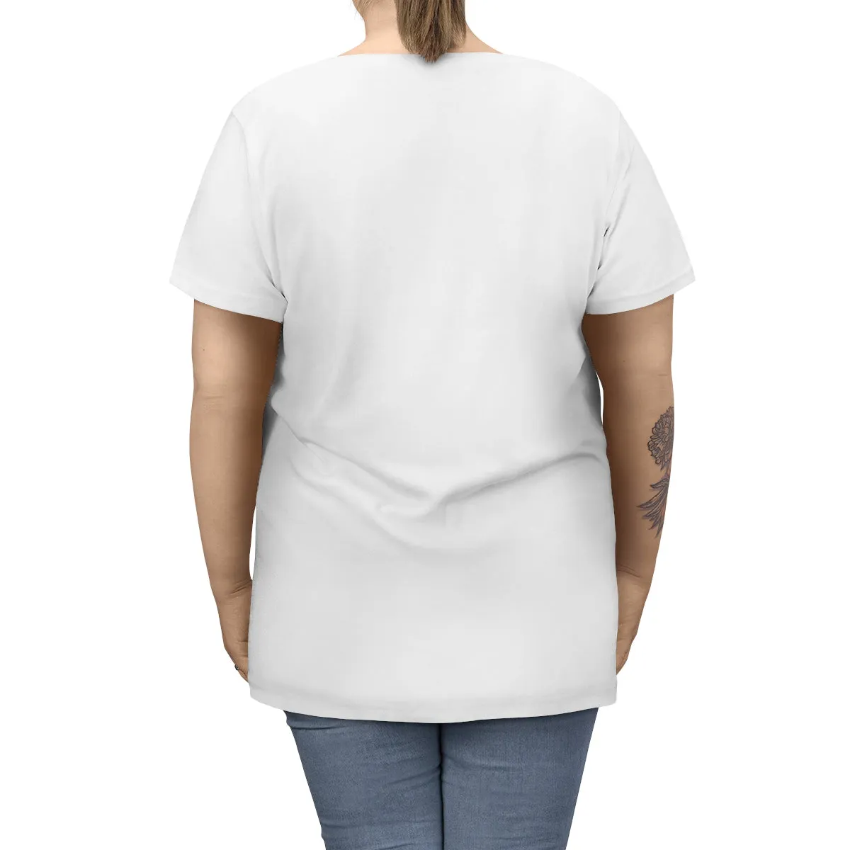 Women's Curvy Tee - No Binary - without tagline