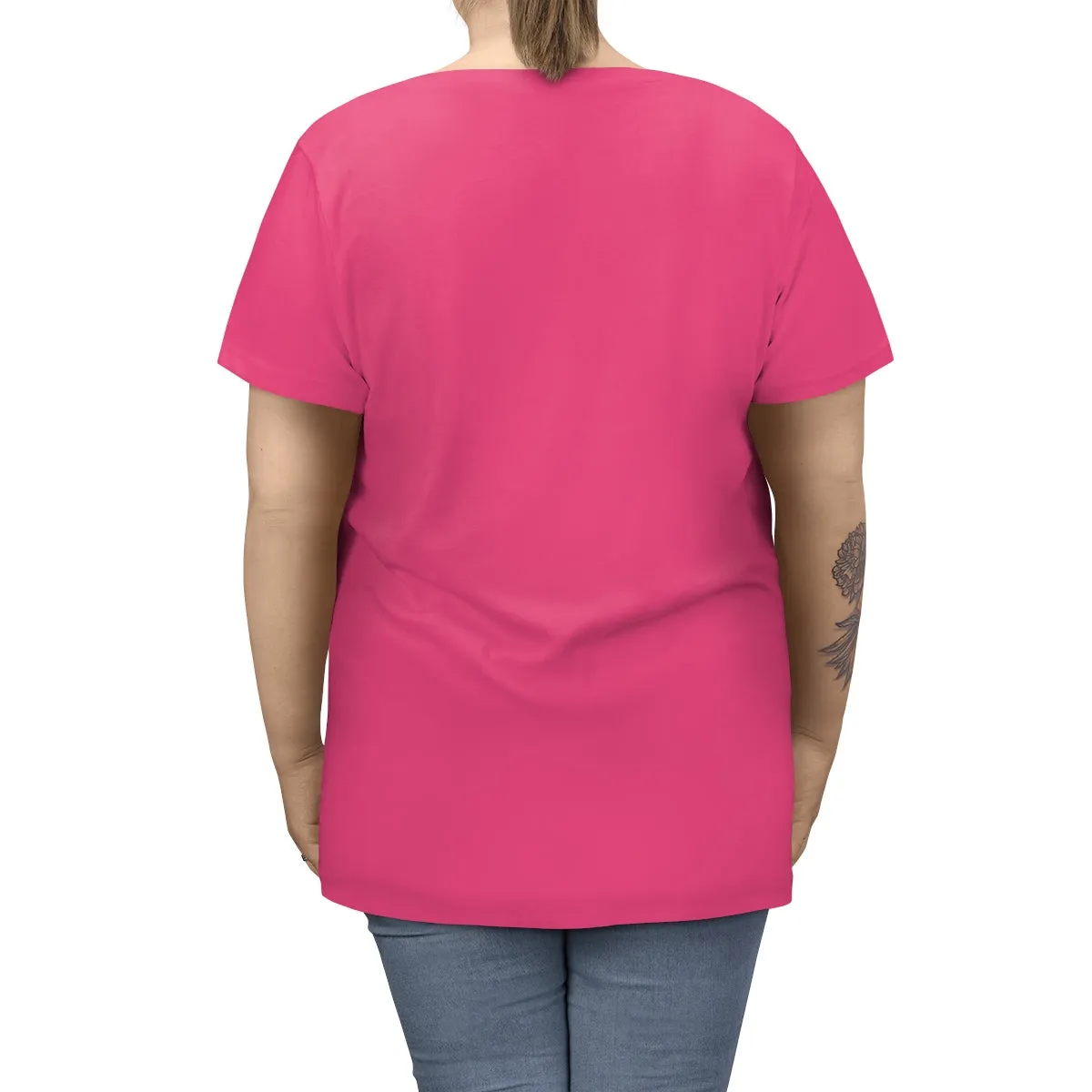 Women's Curvy Tee - No Binary - without tagline
