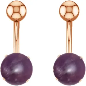Wycian Couple Gifts, Belly Rings for Women Hypoallergenic Silver Light Purple Surgical Steel Round Turquoise for Women Girls Body Piercing Jewelry