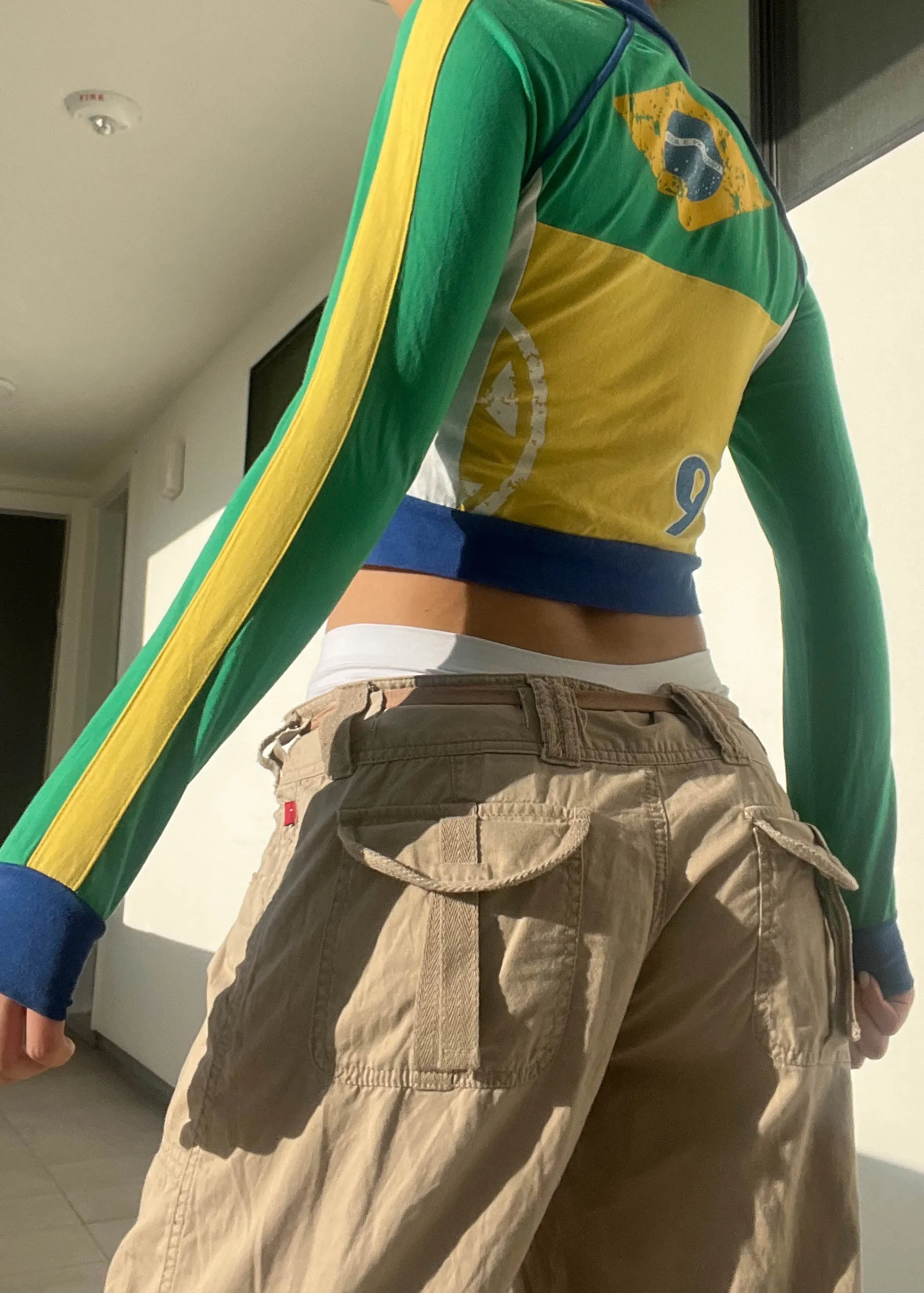 Y2k Sporty Brazil Jacket (S)