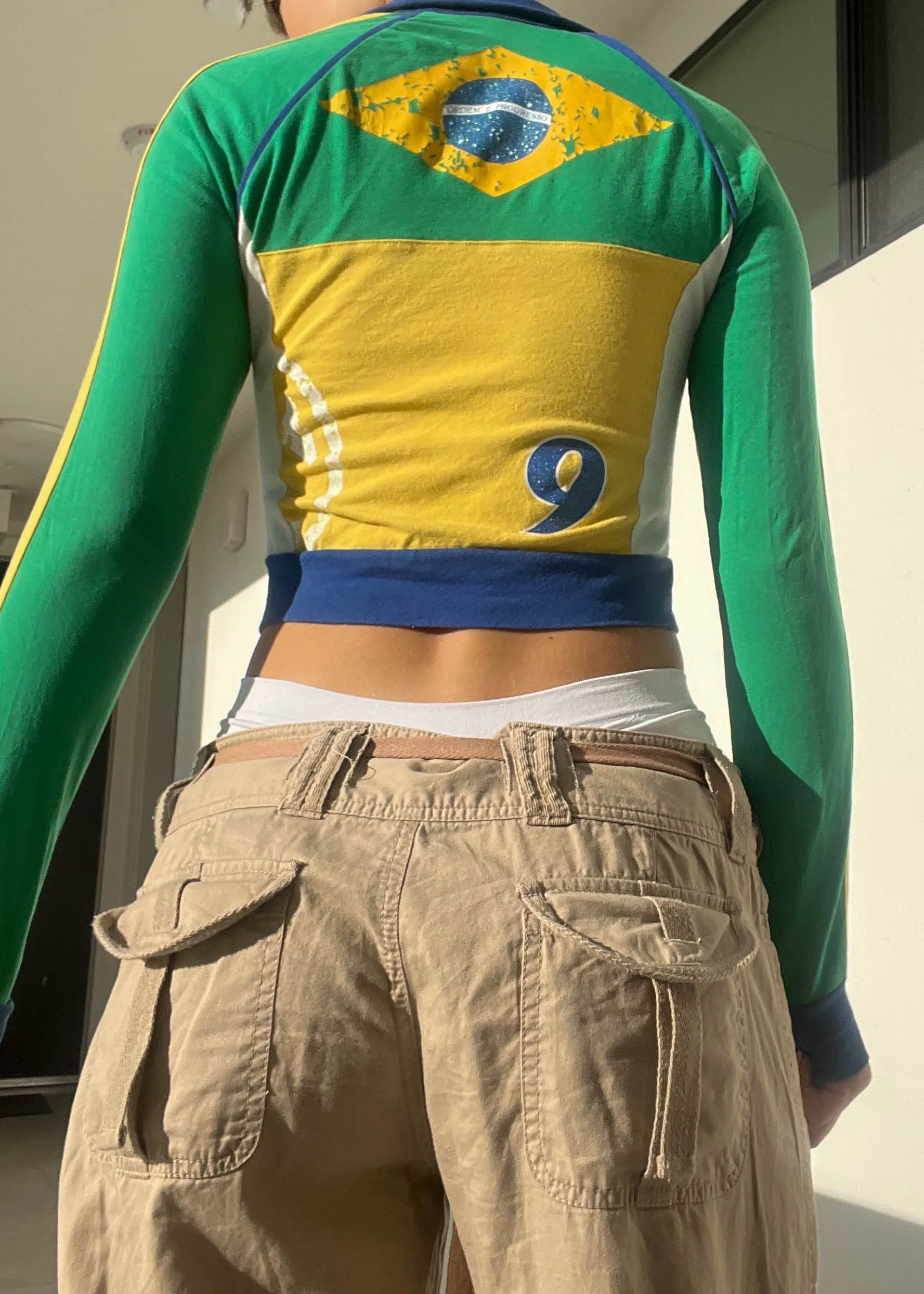 Y2k Sporty Brazil Jacket (S)