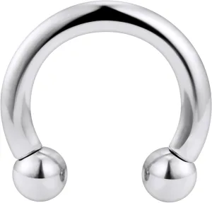 Yaalozei 12G 10G 8G 6G 4G 2G 0G 00G Large Septum Rings 316L Surgical Steel Internally Threaded Barbell Horseshoe Wide Septum Nose Gauges Earring Pa Ring Piercing Jewelry 12mm-19mm